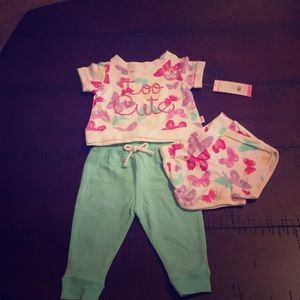 Limited too 3Piece set never worn baby girl S 12M